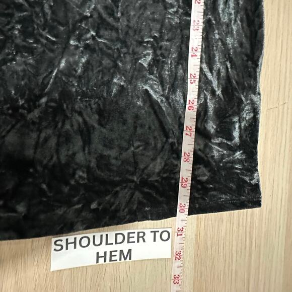 Kimchi Blue Ryder Crushed Velvet Y2K Dark Fairycore Feminine Goth Mini Dress L - Picture 10 of 14